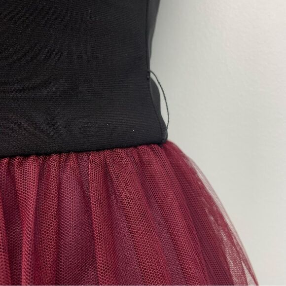 Blondie Nites Jersey Bodice Glitter Embellished Tulle Dress Lined NO TIE Sz 7 - Picture 10 of 16